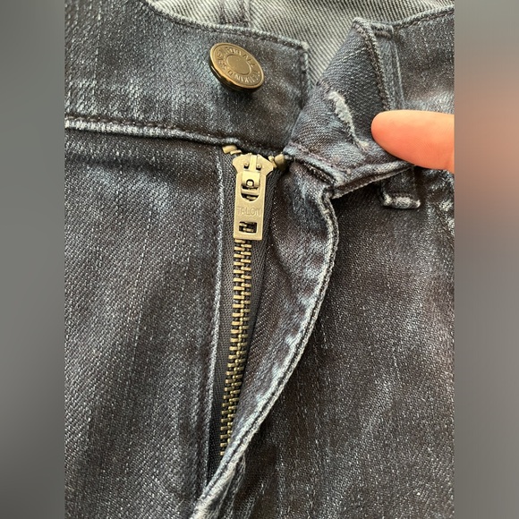 7 For All Mankind The Straight Jeans Mens Size 32 Dark Blue Mid Rise - Picture 11 of 11